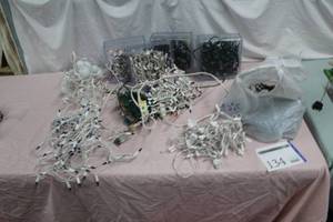 lot 134 image: Lot of (1 Tote) Christmas Tree Light Strings