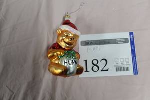 lot 182 image: Christopher Radko Collection Ornament Winnie The Pooh