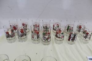 lot 210 image: Lot of (14) Coca-Cola The Twelve Days Of Christmas Glasses