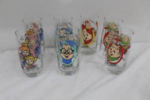 lot 214 image: Lot of (7) Chipmunks Collection Collectible Glasses