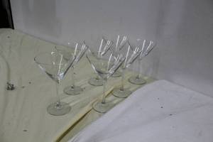 lot 220 image: Lot of (7) Martini Glasses 7-12