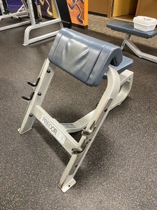 lot 24 image: Preacher Curl Bench
