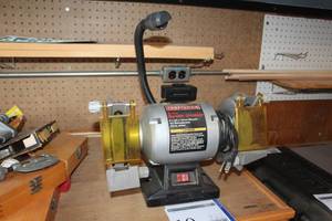 lot 10 image: Craftsman Bench Grinder 6