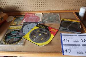 lot 47 image: Lot of (10) Circular Saw Blades 7-14,10