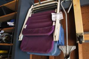 lot 77 image: Lot of (3) Lawn Chairs