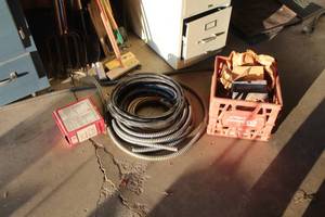 lot 143 image: Wire, Conduit, Electrical Boxes, Misc. Electrical Parts