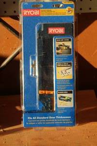 lot 141 image: Ryobi Door Hinge Installation Kit