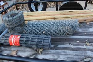 lot 107 image: Lot of (7) Wire Fencing Rolls