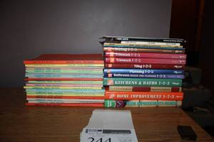 lot 244 image: Lot of (30) DIY Home Improvement Books