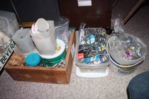 lot 192 image: Lag Bolts, Screws, Hooks, Nuts, Washers, Misc. Hardware