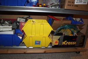 lot 217 image: Electrical Boxes, Electrical Outlets, Electrical Switches, Electrical Wire, Misc. Electrical Parts