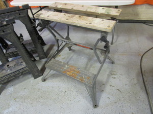 lot 103 image: Black & Decker Workmate Table & Sawhorses