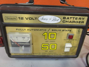 lot 38 image: Battery Charger, Hyd. Jack, Air Hose & Accs.