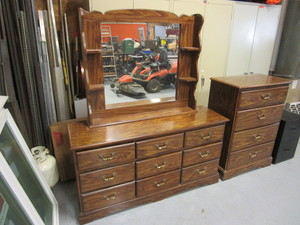 lot 137 image: Dresser, Chest & Nightstand