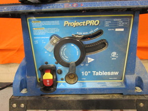 lot 7 image: Project Pro 10 Table Saw