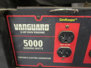 lot 18 image: 5,000 Watt Generator