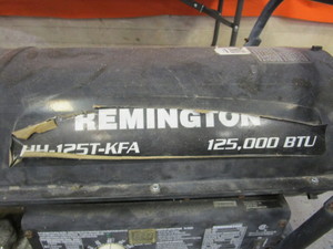 lot 19 image: Remington 125,000 BTU Shop Heater