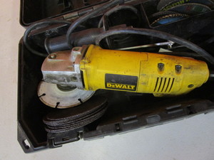 lot 26 image: DeWalt Angle Grinder