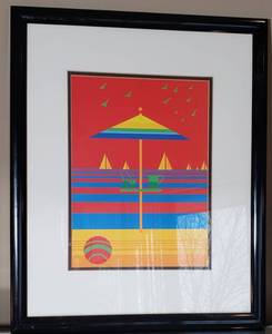 Pop Art Print  Breakfast at the Beach