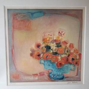 Expressionist Lithograph Numbered and Signed Robert Delval