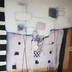 Urban Abstract Mixed Media Art