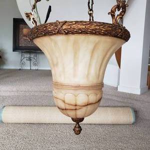 Tessuto Vecchio Glass Chandelier  Parisienne Parlor Collection