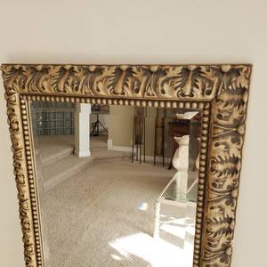 Tall Gilt Dressing Mirror