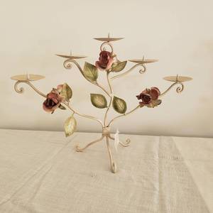 Party Collection of Floral Themed Candle Holders