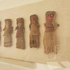 Native American Spirit Dolls Displayed in Lucite Shadowbox