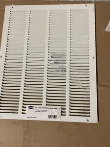 lot 14 image: EZ-FLO 16 IN. X 20 IN. STEEL RETURN GRILLE NOT USED SEE PICS