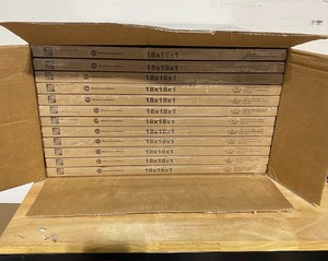 lot 20 image: RHEEM 18 X 18 BASIC HOUSEHOLD PLEATED AIR FILTER (CASE OF 2) NOT USED SEE PICS