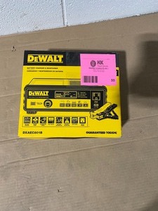 lot 50 image: DEWALT 30 AMP AUTOMOTIVE 12-VOLT BENCH BATTERY CHARGER OPEN BOX SEE PICS