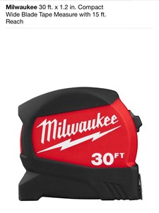 lot 53 image: 3 MILWAUKEE 16 FT 25FT 30 FT. TAPE MEASURES OPEN BOX BUT COMPLETE SEE PICS