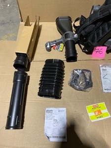 lot 76 image: RYOBI 145 MPH 625 CFM 40-Volt Lithium-Ion Cordless Backpack Blower BATTERYCHARGER NOT INCLUDED OPEN BOX NOT USED SEE PICS