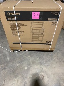 lot 77 image: HUSKY 41 IN. 10-DRAWER TOOL CHEST NOT USED SEE PICS