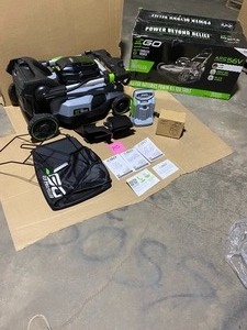 lot 80 image: EGO Power LM2102SP 21 in. 56 volt Battery Self-Propelled Lawn Mower Kit (7.5AH Battery & 56-Volt 550-Watt Rapid Charger) SEE PICS
