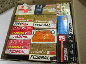 lot 3 image: 11 Boxes of Shotgun Shells 9 - 12 G...