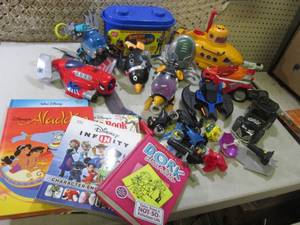 lot 27 image: Assorted Toys and Disney Books  EW6...