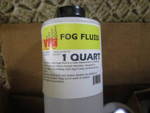 lot 103 image: Fog Machine Fog FluidJuice Case of...