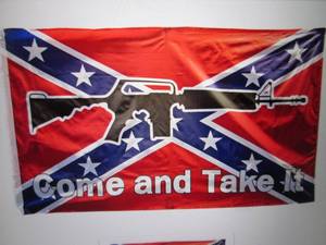 lot 110 image: Come And Take It 3 ft x 5 ft Flag  ...