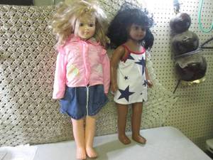 lot 131 image: 2 Large Dolls Approx 31 Tall  A-2T...