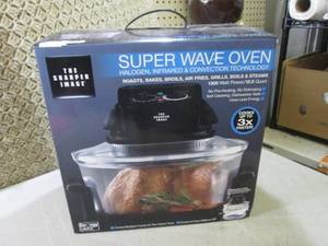 lot 136 image: The Sharper Image Super Wave Oven  ...