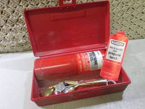 lot 156 image: Craftsman Propane Torch in Case  F-...