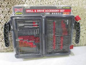 lot 166 image: 253pc Drill & Driver Accessory Set ...