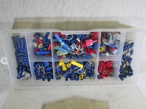 lot 181 image: Organizer Full of Assorted Wire Con...