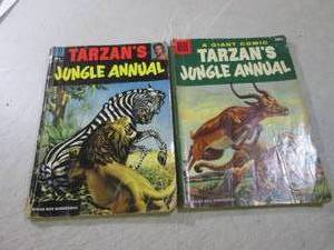 lot 252 image: 2 Vintage Tarzan Comic Books 50s  ...
