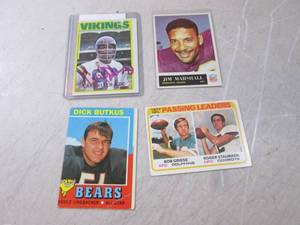 lot 256 image: Vintage Signed Vikings Carl Eller F...