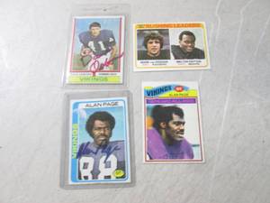 lot 257 image: Vintage Signed Vikings Dave Osborn ...