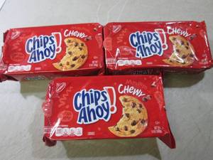 lot 269 image: 3 Packs of Chips Ahoy Chewy Cookie...