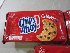 lot 270 image: 3 Packs of Chips Ahoy Chewy Cookie...
